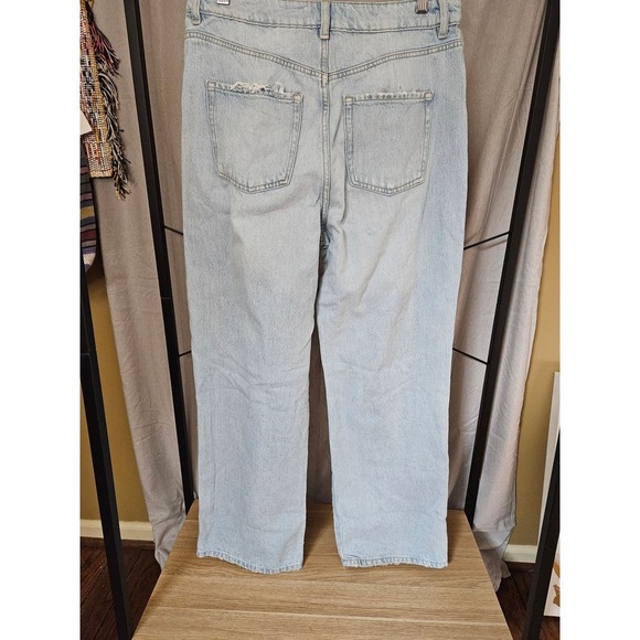 Garage Denim Jambe Large/Wide Leg High-Rise Jeans Size 9 - Picture 7 of 13